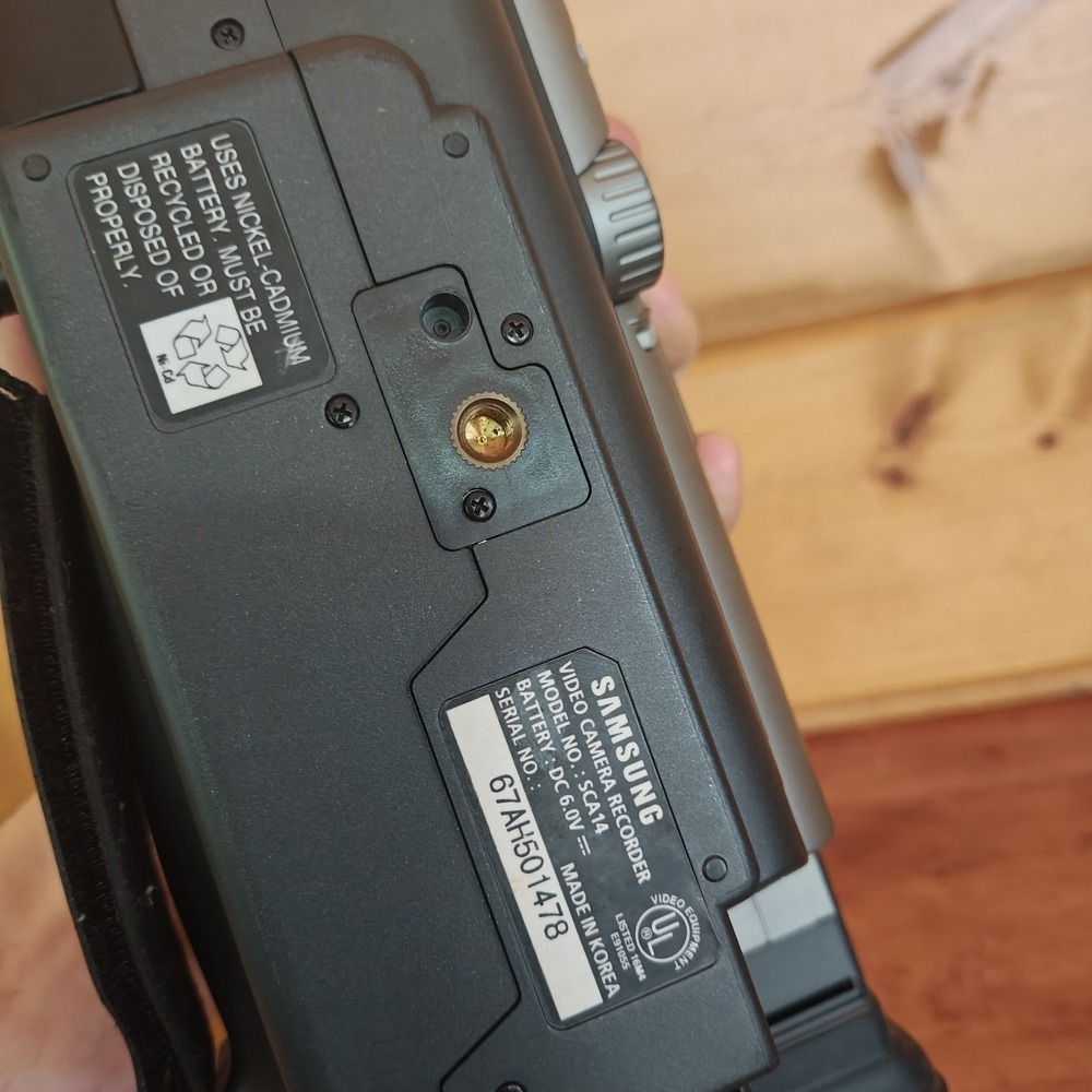 Samsung SCA14 Video8 Tape Video Camera Camcorder Untested As-is B1 - Picture 6 of 6